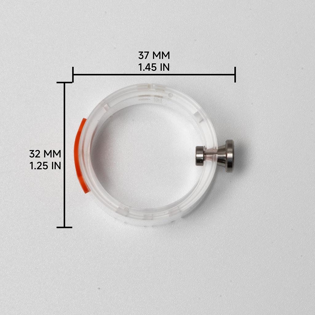 Uhrenreparaturwerkzeug NH35/2824/4130/3235 aus Acrylmaterial, tragbarer Uhrwerkhalter für Uhrmacher zur Reparatur von Uhren