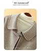 2024 Autumn/Winter Women's Double-Sided Wool Coat: Mid-Length, Stylish Lapel, New Chinese Style, Fashionable Australian Wool