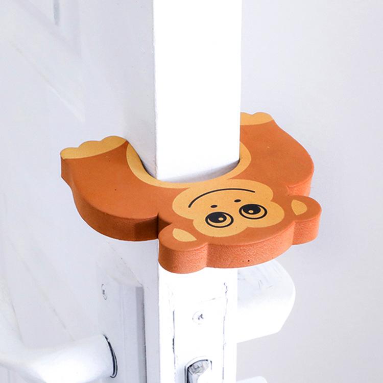 

Защитная карточка для двери от защемления для детей и младенцев, дверной стопор, заглушка для двери, детский дверной барьер, дверной стопор в форме мультяшного животного 1