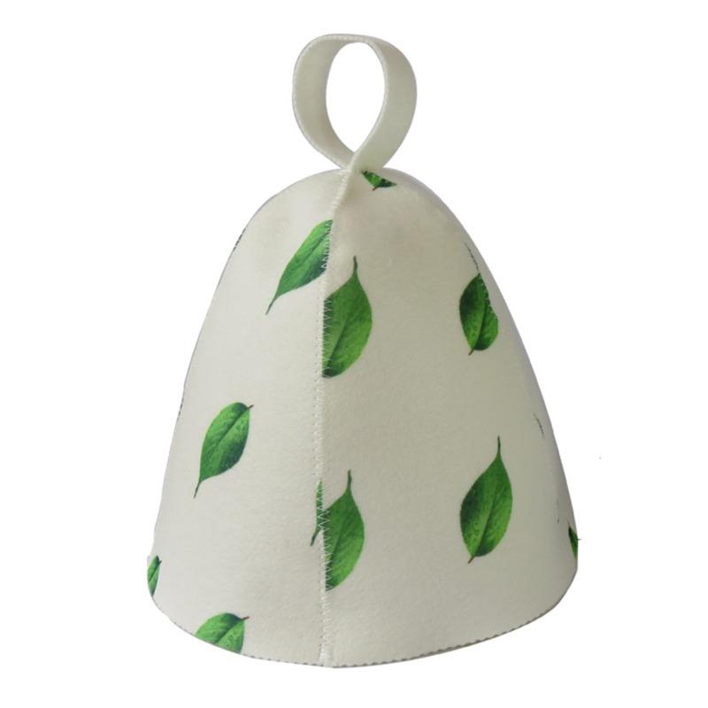 Gorro de Sauna Anti Calor Fieltro de Lana Grueso Gorro de Ducha Turbante para el Cabello Toalla de Secado Rápido Sombreros Toalla Accesorios para Baño de Sauna