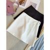 Women's High Waist A-Line Skirt Loose Fit Casual Wrap Short Skirt with Belt