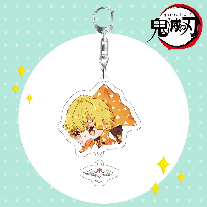 

Demon Slayer Acrylic Key Ring Tanjiro Nezuko Animation Double Sided Key Ring Accessories for Costume Play Collector Present Fans
