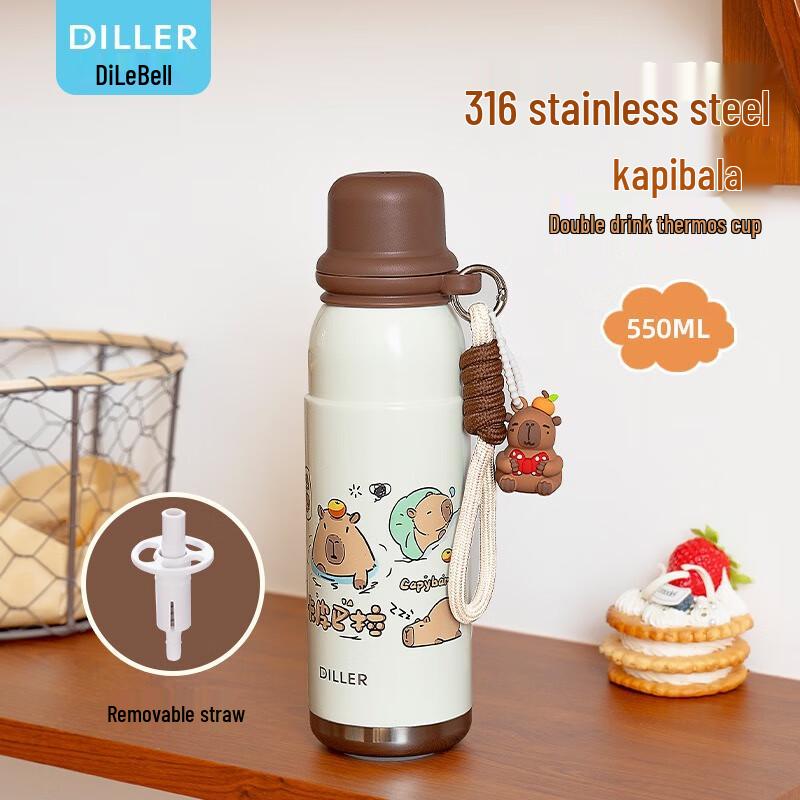 Diller Capybara 550ML Stainless Steel Thermos Cup