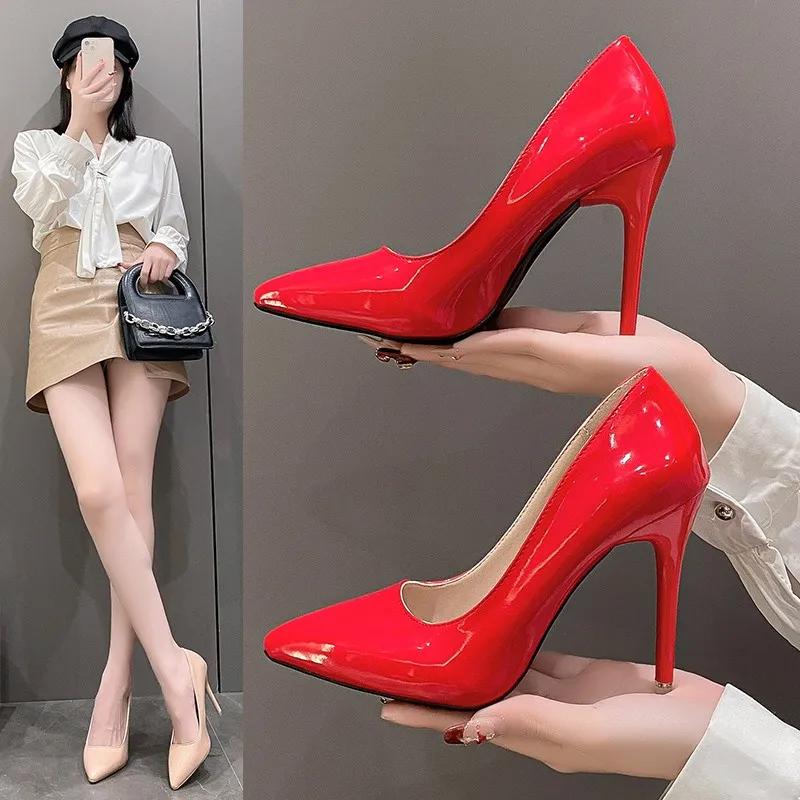 New Women's Shoes Fashion Office Slim High Heels Party Shoes Women's Comfortable High Heels Shoes