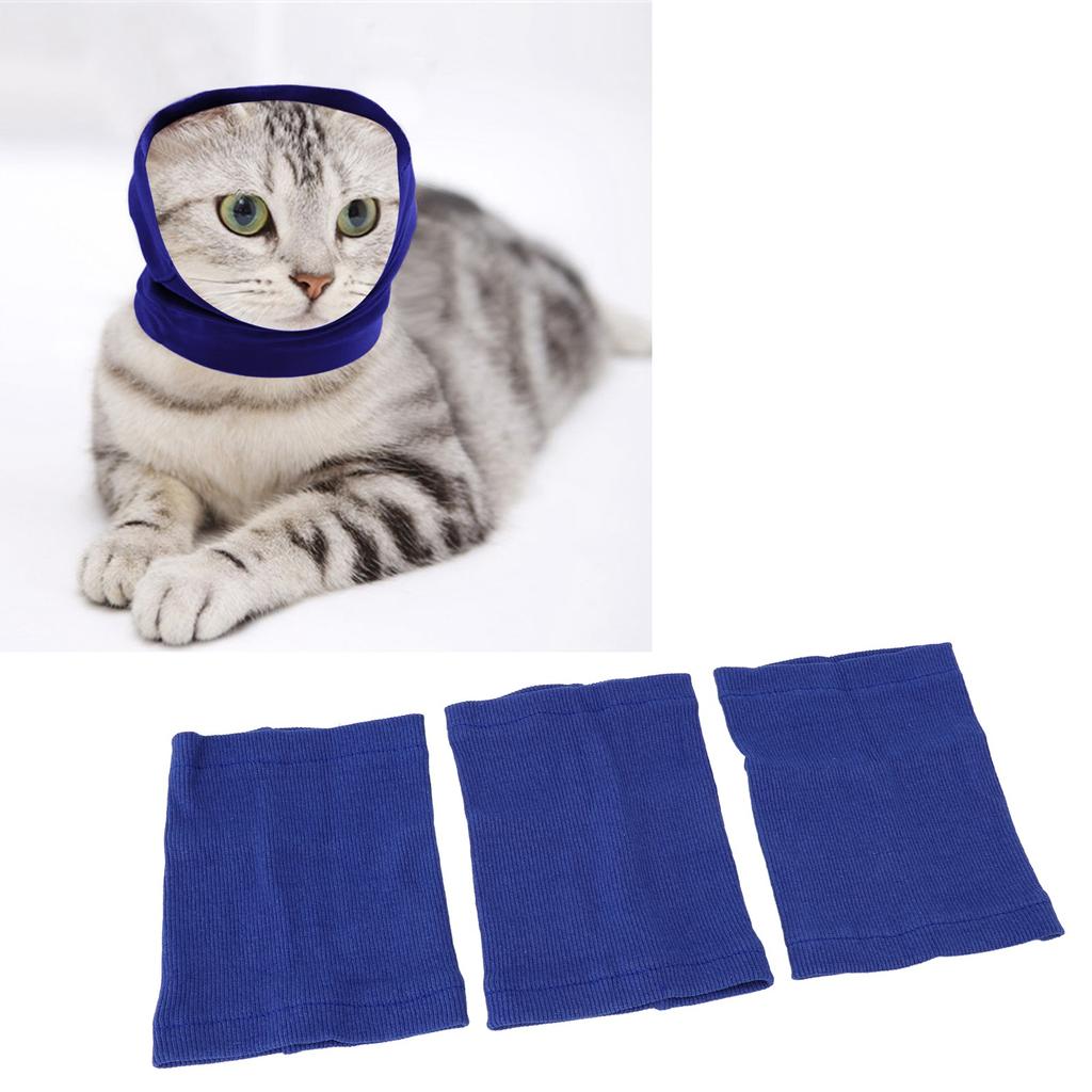 3pcs Dog Calming Band Anxiety Relief Elastic Noise Canceling Dog Ear Covers for Grooming Fireworks Thunderstorms