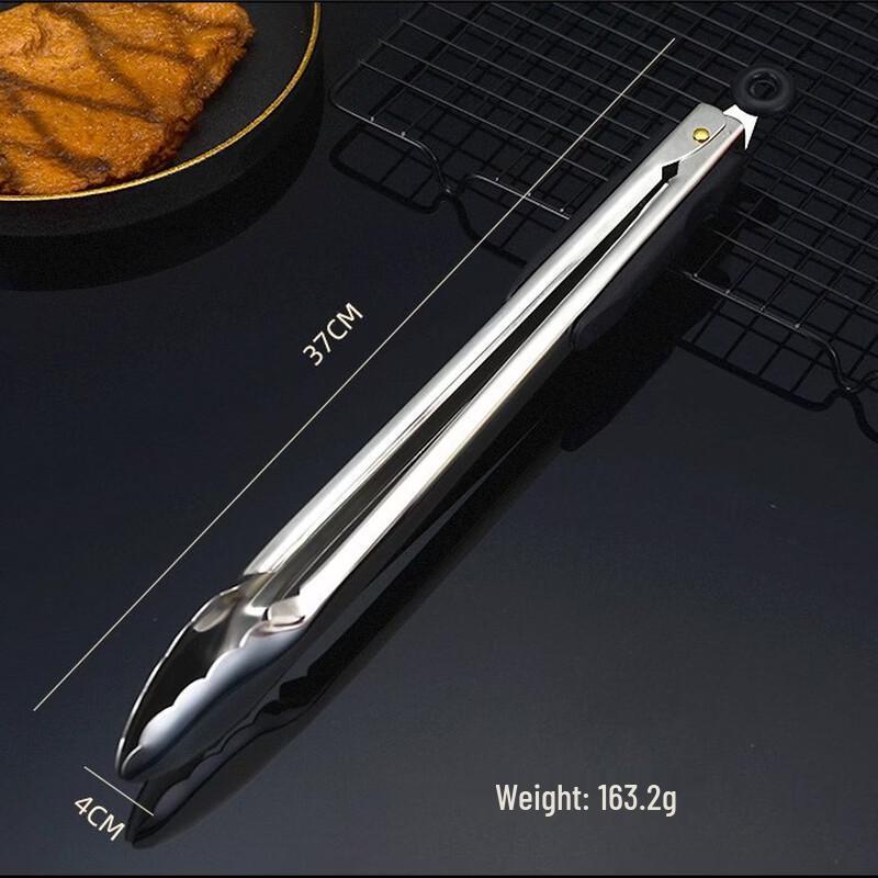 Outdoor Camping Stainless Steel Tongs