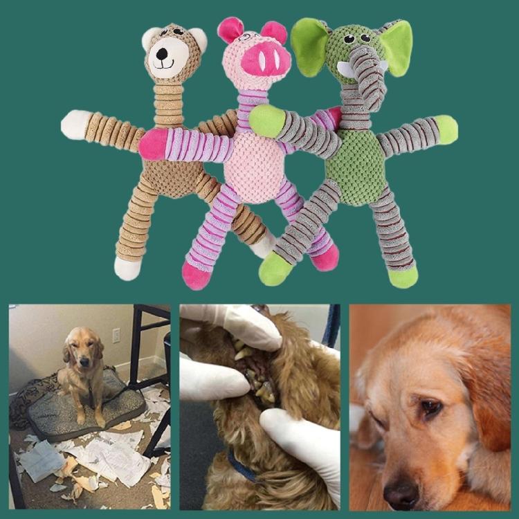 Dog Squeak Toy Soft Stuffed Plush Chew Toy for Small and Medium Puppies