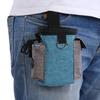 Water Tough Dog Feeding Pouch Linen Cotton Fabric Dog Waist Pack  Pet Outdoor Activity