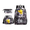 Design Printed Backpack And Shoulder Bag Three Piece Set Kids Gift