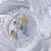 Game Genshin Impact Wanderer Balladeer Cosplay Earring Metal Eardrop Adult Unisex Earstuds