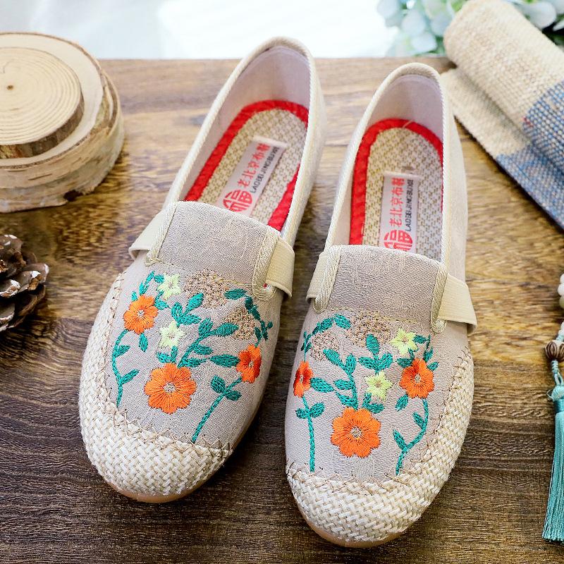 Season's New Cloth Shoes Women's Shoes Non-slip Soft-soled Single Shoes Trendy Fashion Versatile Canvas Shoes