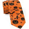 Halloween Pumpkin Black Tie Props Supplies Cosplay Costumes Pumpkin Head Little Ghost Tie Dress-Up Ties Fashion Accessories