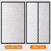 With Zipper Thermal Insulation Curtains Thickened Material Window Thermal Screens  Bedroom Use