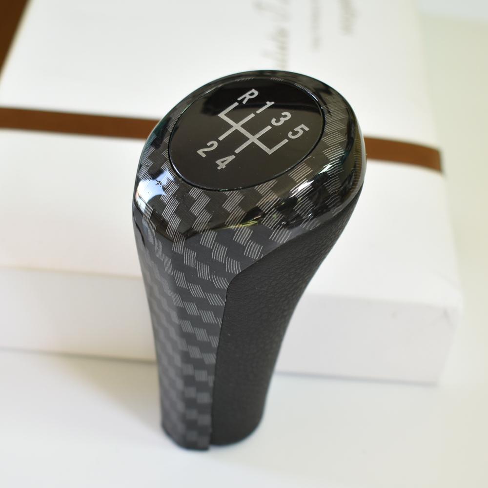 Vhodné pro BMW řady 1 3 5 6 E30 E32 E34 E36 E38 E39 E46 E53 E60 E63 E83 E84 E90 E91 Car 5 6 rychlostní kožená hlavice řadicí páky