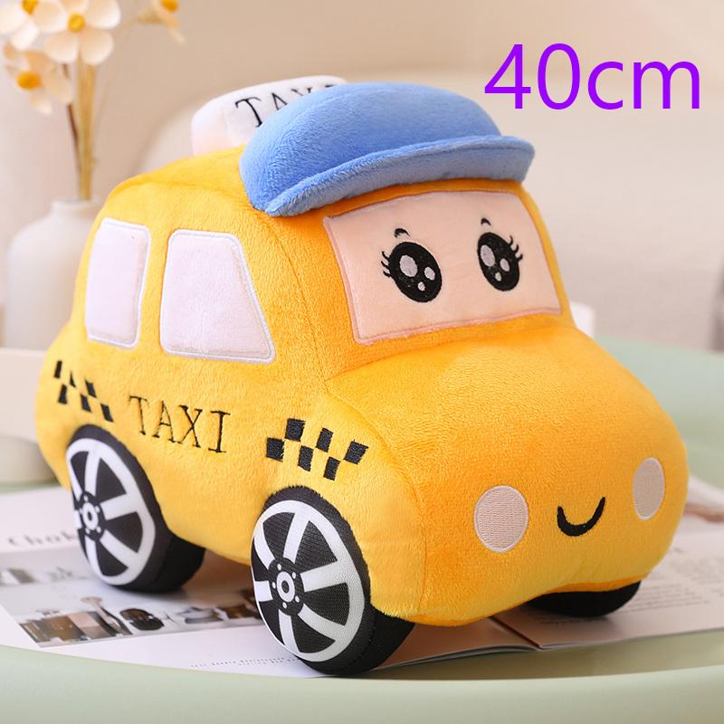 Cartoon Auta Hračky Policejní Auta Sanitky Taxi Plyšové panenky Vycpaná plyšová hračka Děti Dětský Kreativní dárek
