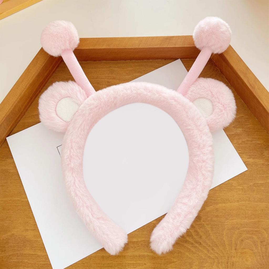 Delicate Plush Bees Antenna Headband Sweet Cosplay Headpieces Fashion Costume Accessory For Various Head Sizes