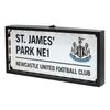 Newcastle United FC LED Metal Street Sign