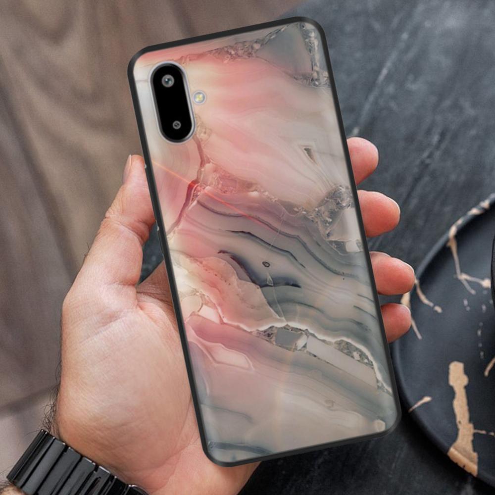 Case For Samsung Galaxy M06 Case 6.74" Cute Flower Cover Soft Silicon Matte Protective Fundas For Samsung F06 Bags Cartoon Shell