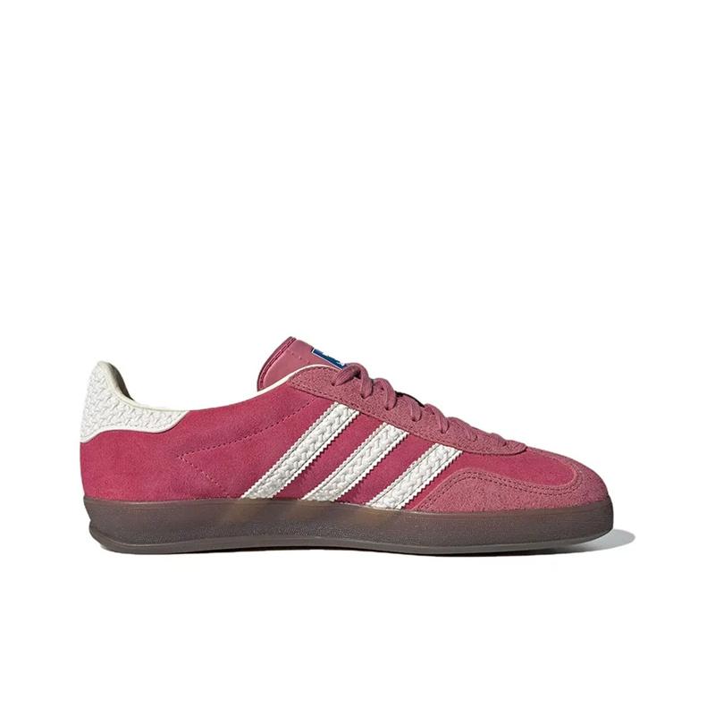 Adidas Gazelle Indoor Almost Pink Gum Unisex-Sneakers Kern-Weiß IF1809