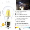 Dimmable 6W Vintage LED Edison Bulb 4000K Daylight White A19 /A60 LED Light Bulbs 600LM Led Filament Bulb 60W Equivalent E26 Medium Base Clear Glass