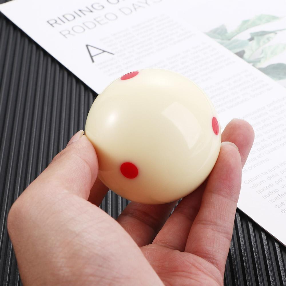 Standard Pool für Spieler Rot 57,2 mm 6 Punkte 2 1/4" Trainings-Que-Ball Billardkugel Billard-Que-Ball Que-Ball