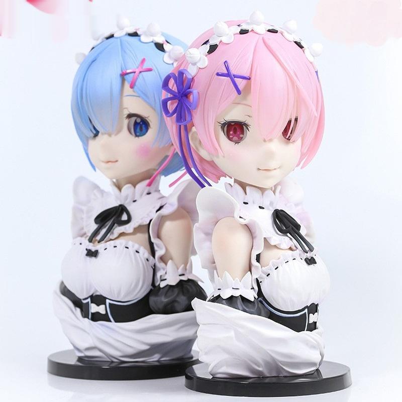 From Scratch, The Animation Of Another World Life Ram Hand Cat Ear Ram Bust Ornaments Decorative Collection