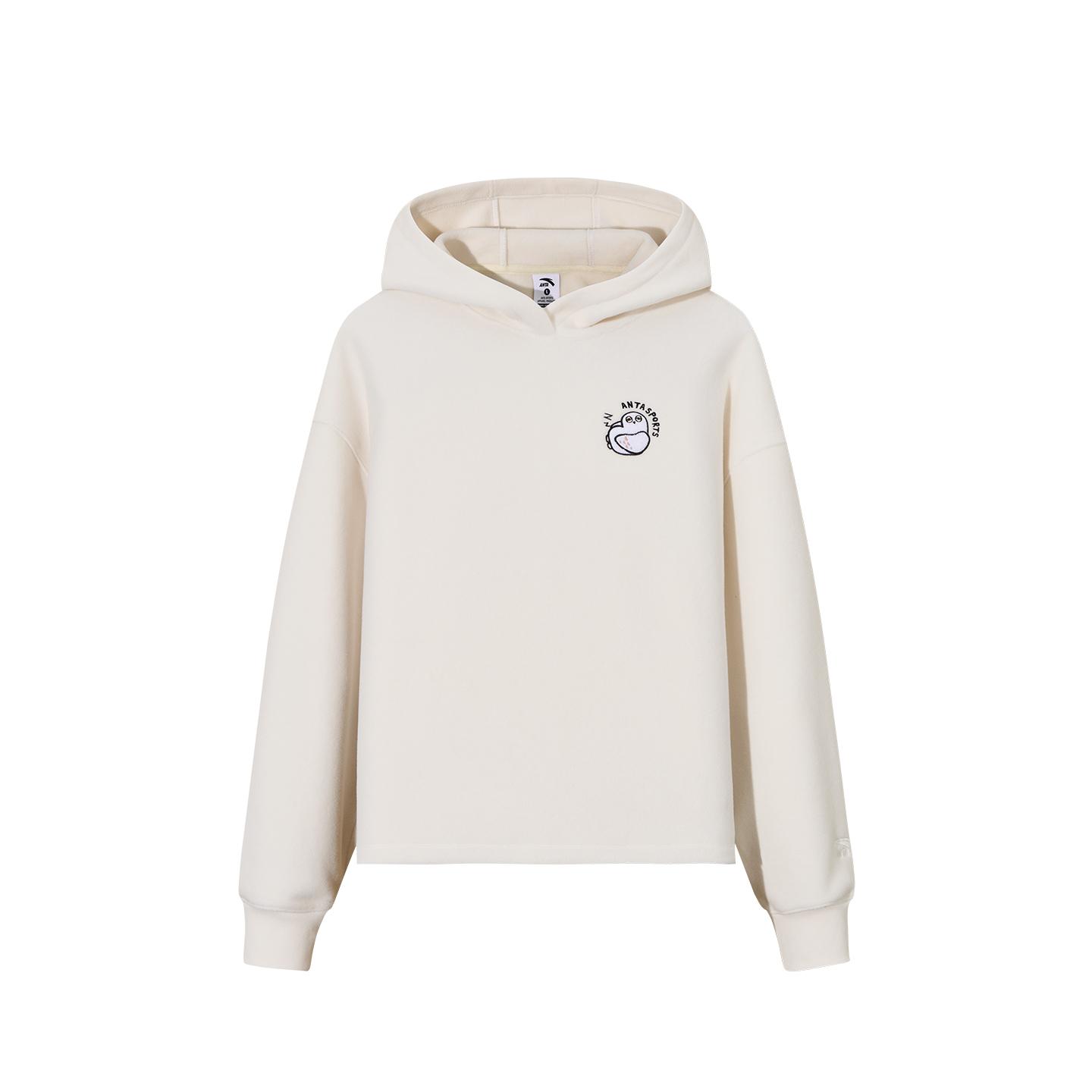 

Anta Autumn Lifestyle Series Fleece Hooded Sweatshirt Women tops 962548713-1 2XL