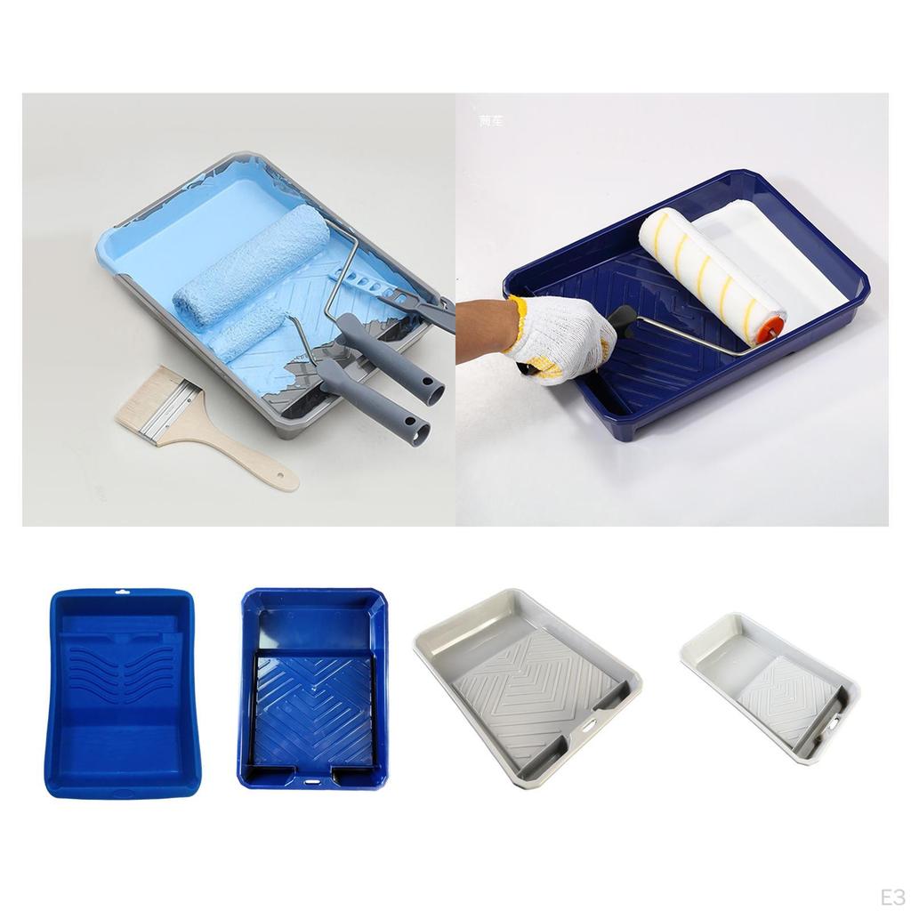 Paint Tray Wall Application Tools Indoor Outdoor Use Nonstick Heavy Duty for Painting DIY Resuable