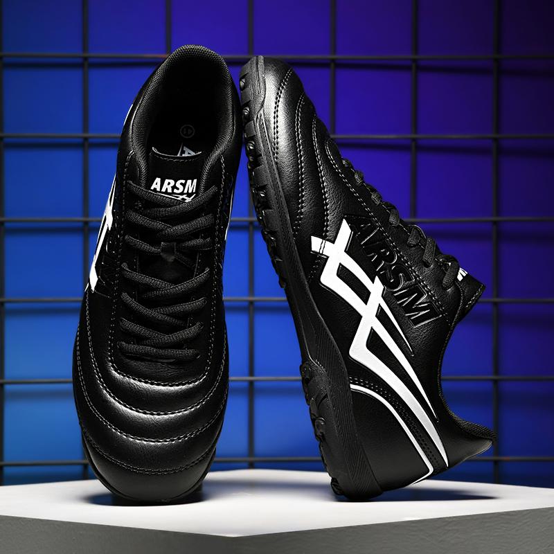 

2025 Мода Профессиональные Мужские Футбольные Бутсы Зеленые Высокие Футбольные Тренировочные Кроссовки Мужские Уличные Нескользящие FG TF Футбольные Футзальные S 45 чёрный