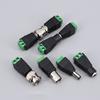 Female Male DC BNC Connector 2.1*5.5mm DC Jack Power Audio Adapter Electrical Wire Converter For RGB LED Strip Light CCTV Camera