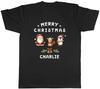 Personalised Merry Christmas Penguin Santa Deer Mens T-Shirt Tee Gift Top