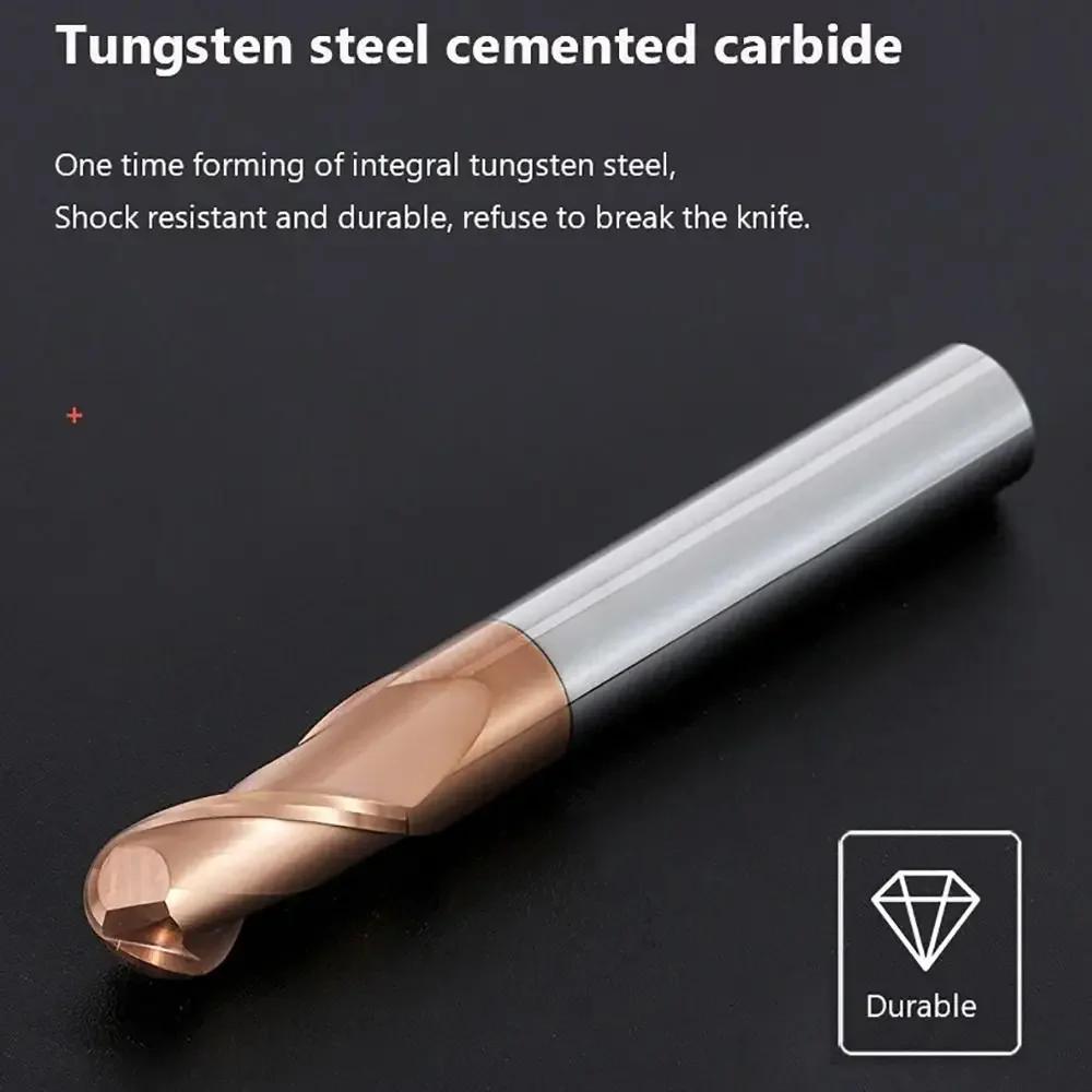 CNC 3D Carving Bits Carbide 2 Flutes End Mill 2 Flutes Engraving Router Bits CNC Carving Bit