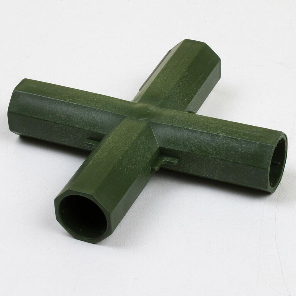 Structură conector stâlp 4 buc Cu nervuri Accesorii