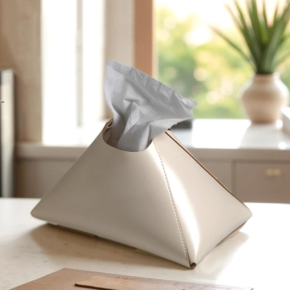 1pc PU Leather Tissue Case Creative Luxury Simples Napkin Box Home Hotel Car Tissue Box Wholesale Gift