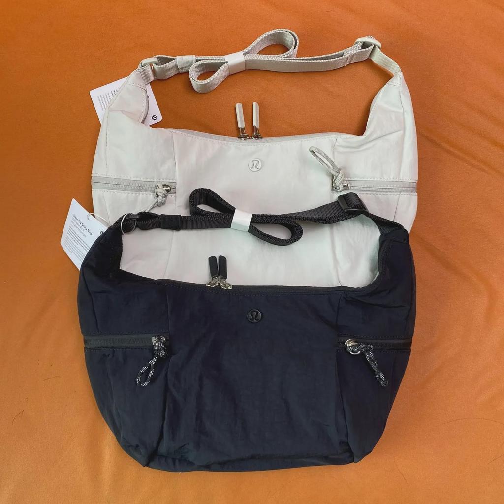 "Lulu 2024 Large Slouchy Croissant Crossbody Bag, 6L13L Capacity Dumpling Bag"