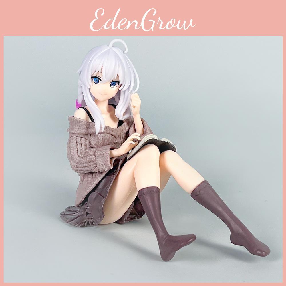 Elaina Reading Posture Anime Character Desktop Decoration For Gift Enthusiasts