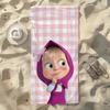 Cartoon M-Masha-A and the B-Bear-R Towel For Swim Yoga Gym Quick Drying Soft and skin-friendly Beach Towels All-Season