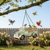 Large Capacity Feeding Bird Cart Open Type Bird Feeding Station Wild Bird Feeder  Yard Decoration