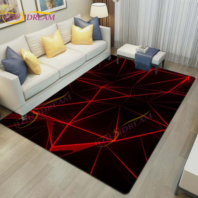 3D Vortex Illusion Rug Abstract Rug Modern Carpets for Living Room Area Rug Non Slip Floor Rug Teen's Rug Game Room Rug Play Mat