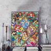 Cartoon Diamond Painting Disney Princess Group Portrait Stained Window Illustration 5D DIY Art Cross Stitch Kit, Mosaic EmbroideryHomeDecorGift