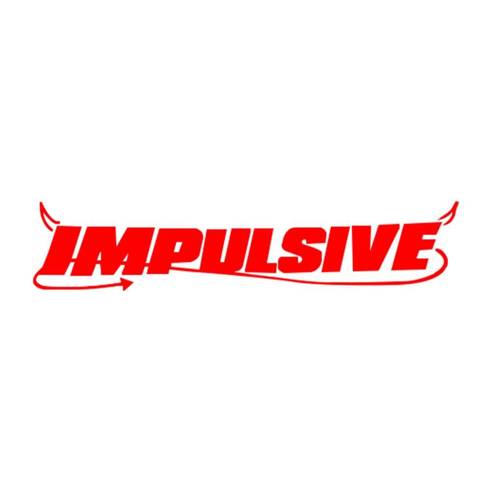 Impulsive Text JDM Decal Holographic Die Cut Vinyl PVC Windshield Sticker Waterproof Auto Rear Window Stickers Decor Accessories