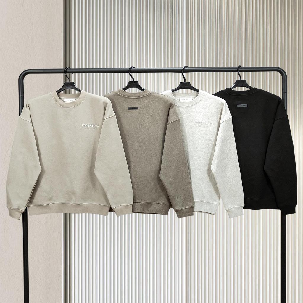 FOG Men's Round Neck Sweatshirt: 25 Styles, Double-Stitched, New Logo, Youthful, Loose Casual Pullover