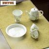 2 Stück/Los Handbemalte Orchidee Hoher Fuß Teetasse Elegante Teeschale Tasse Teeverkostung Persönliche Tasse Chazhan Meistertassen Teeservice 70ml