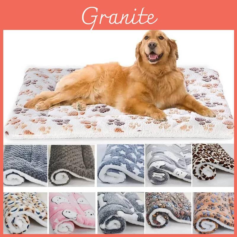Cozy Plush Pet Mat Non Shedding Thick Double Sided Dog Bed Warm And Soft For All Seasons