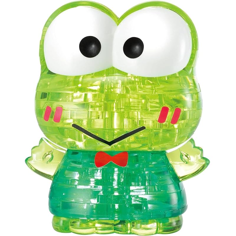 

HANAYAMA [Transparent 3D jigsaw puzzle] crystal gallery sanrio Kerokerokeroppi crystal-like figure interior Target age 7 years old ~