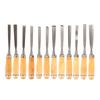 12PCS Wood Carving Hand Chisel Set Woodworking Professional Lathe Gouges Tools Wood Carving Tools