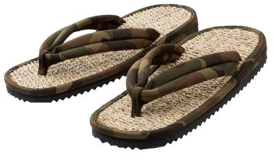 Wholesaler Aoki Main Casual Rope Seta Sandals for Men [Nenrin Lab] [Shichishimai Store] (Camouflage Pattern)