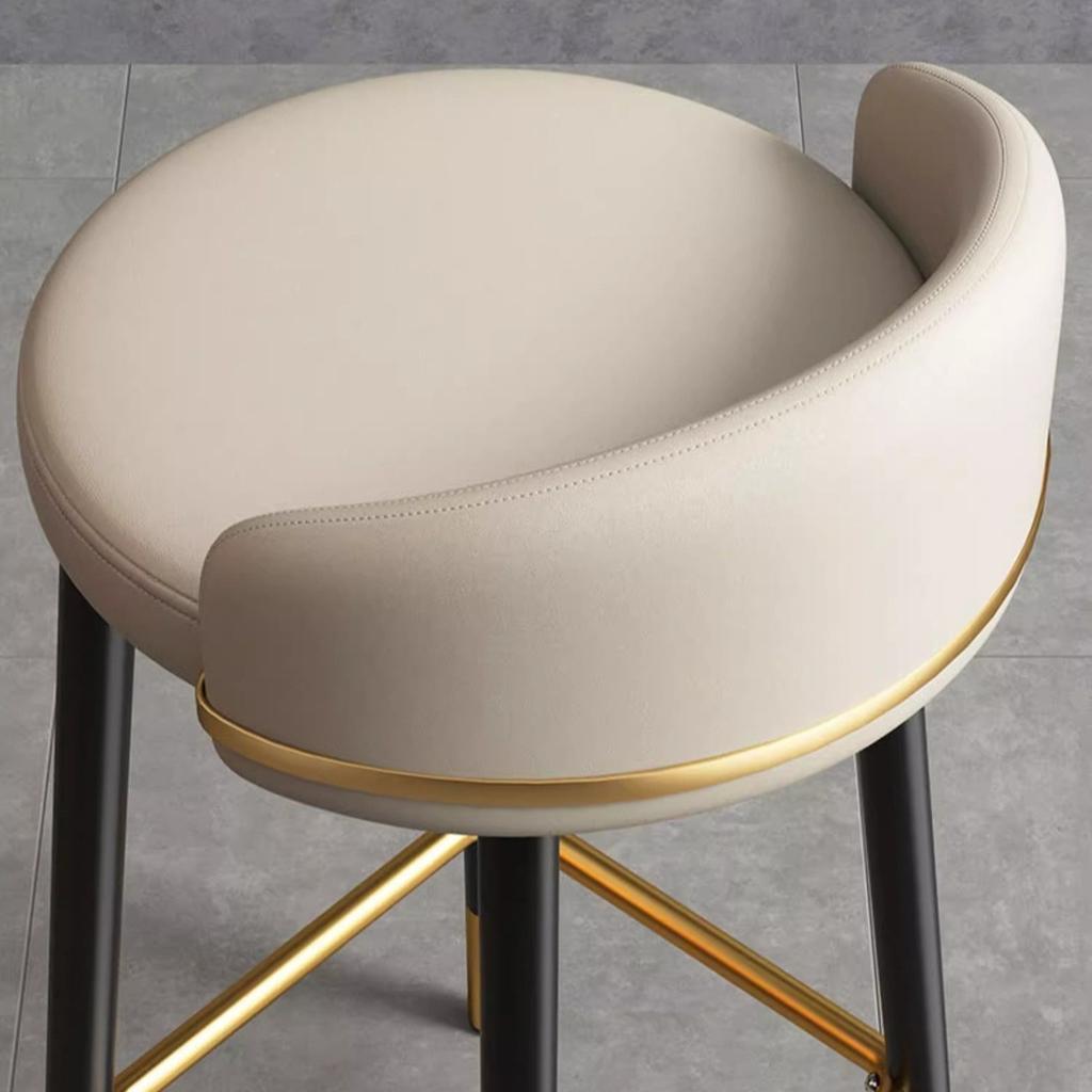 65cm Luxury Forged Iron Bar Stool - Simple Swivel Bar Chair for Home Kitchen Island & Counter, bar chairs, nordic bar stool