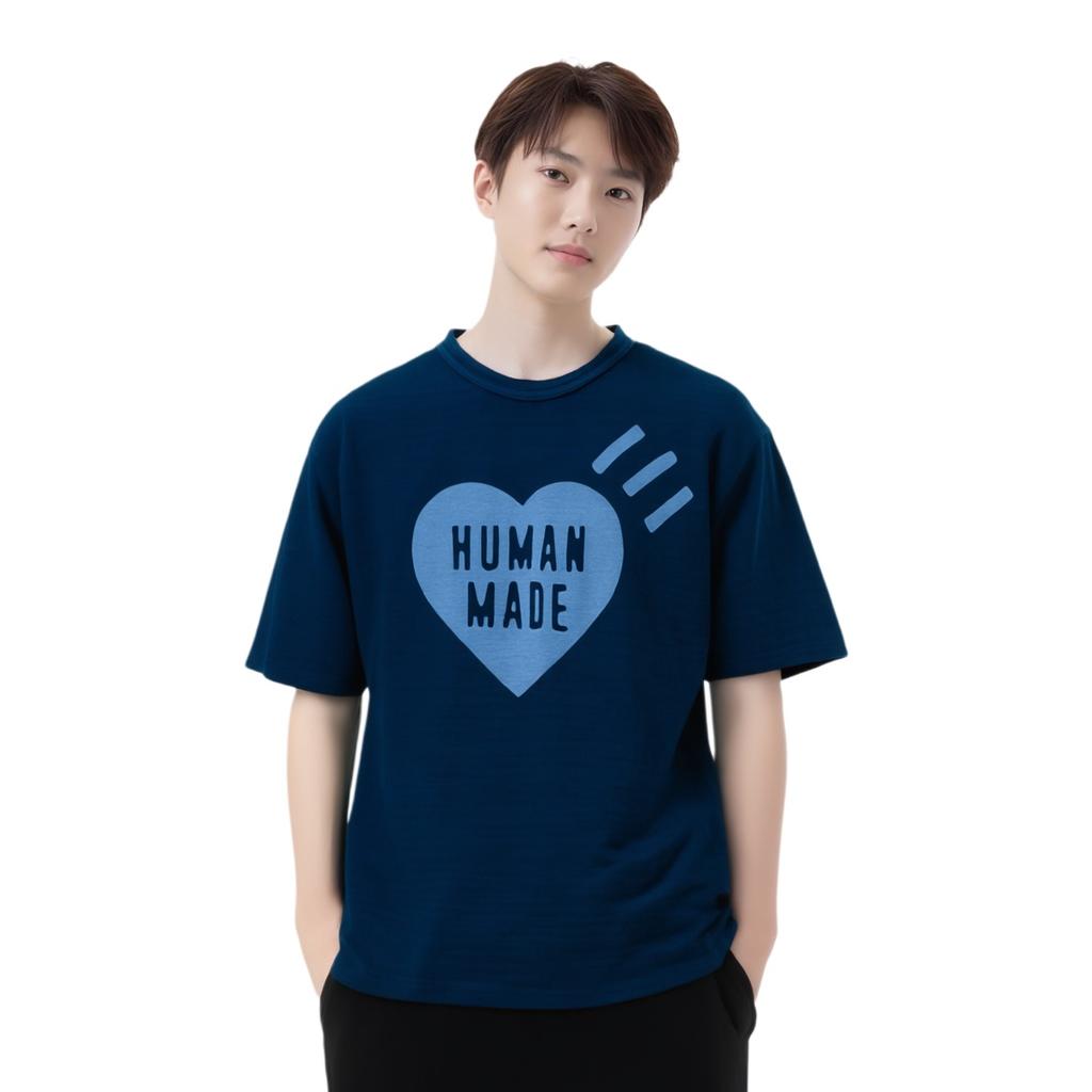HUMAN MADE Indigo #1 T-shirt 'Indigo Blue' Men's HM23CS037