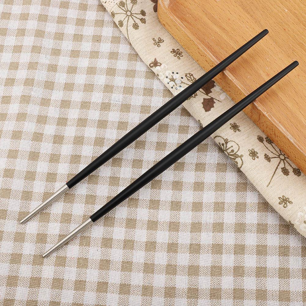 304 Stainless Steel Chopstick Japanese Sushi Chopsticks Tableware Set